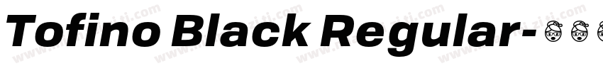 Tofino Black Regular字体转换